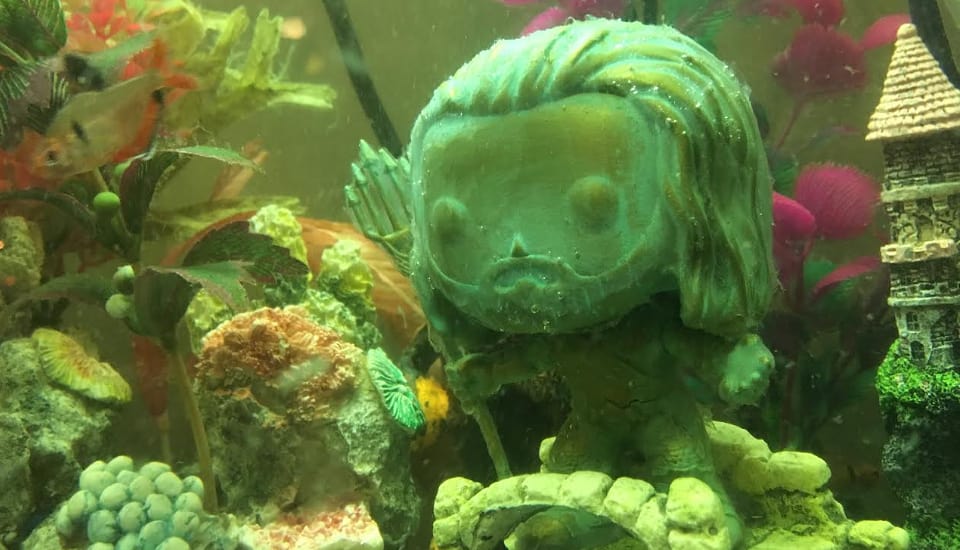 Anime Aquarium Decor Spongebob Pineapple House Cartoon Ornament Squidward Fish  Tank  Tìm Voucher